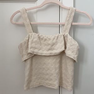 madewell knit tank top, size small